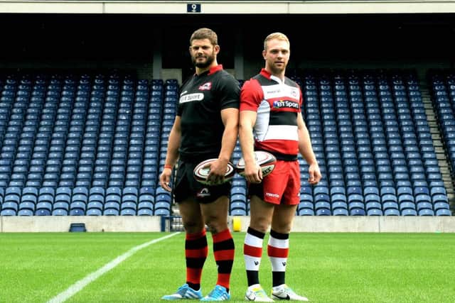Edinburgh launch their new kit. Picture: Lisa Ferguson