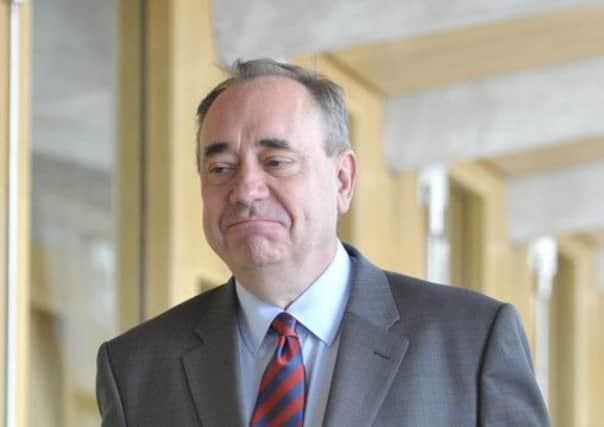 Alex Salmond, at Holyrood yesterday, spoke of a precious opportunity. Picture: Ian Rutherford