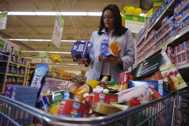 The 1.3 per cent fall in spending in food stores in July was the first decline in 25 years. Picture: Phil Wilkinson