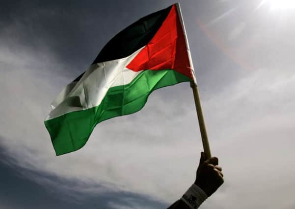 Edinburgh City Council will fly the Palestinian flag from its city chambers. Picture: AP