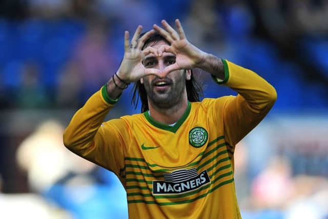 The Greek was a free agent after leaving Celtic in summer. Picture: Robert Perry