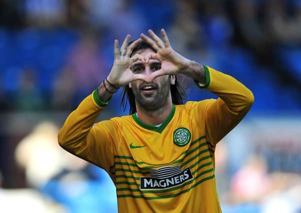 The Greek was a free agent after leaving Celtic in summer. Picture: Robert Perry