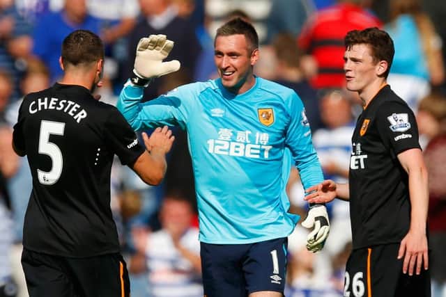 Andrew Robertson, right, made his Hull debut last week. Pic: Getty