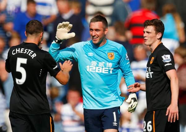 Andrew Robertson, right, made his Hull debut last week. Pic: Getty