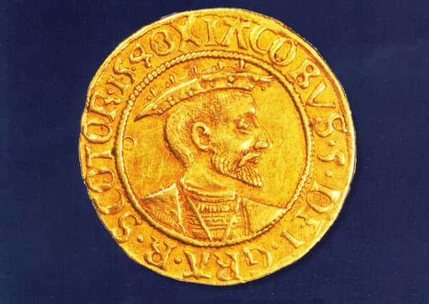 Bonn òir le ceann Sheumais V, 1540. Picture: Contributed