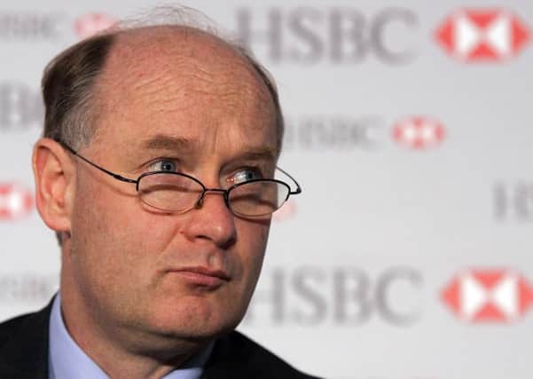 Douglas Flint, the chairman of HSBC, the UKs biggest bank which employs 3,000 people in Scotland warned about financial uncertainty. Picture: Getty