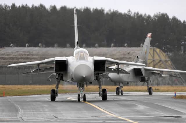 An RAF  Tornado similar to the one involved in the incident. Picture: TSPL