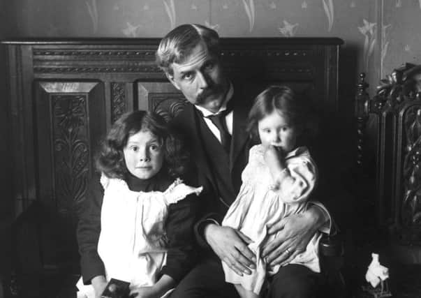 James Ramsay MacDonald with two of his children. Picture: Contributed
