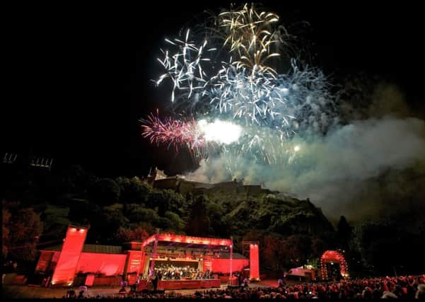 The Fireworks Concert at the Edinburgh Festival is sponsored by Virgin Money, which is one of PRG clients. Picture: Rob McDougall