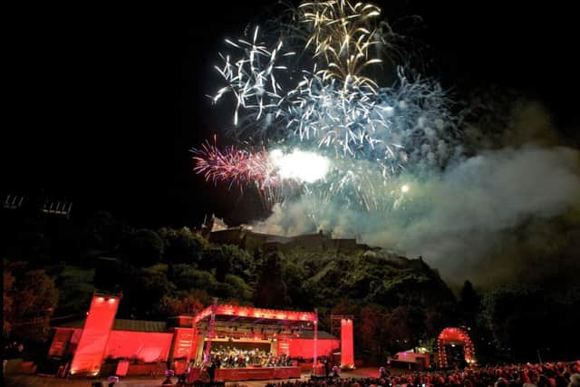 The Fireworks Concert at the Edinburgh Festival is sponsored by Virgin Money, which is one of PRG clients. Picture: Rob McDougall