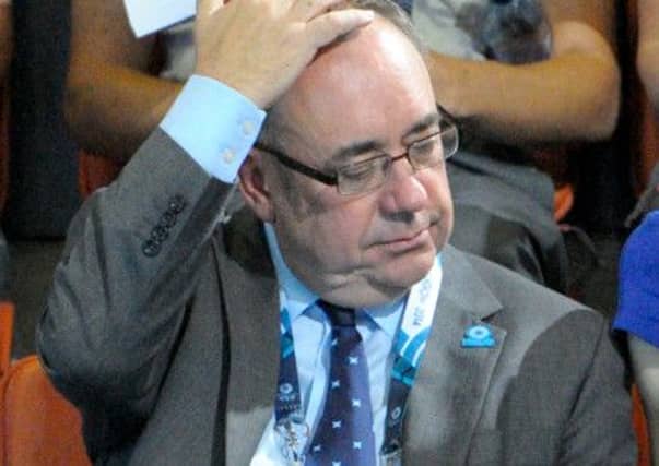 First Minister Alex Salmond has yet to take the 'ice bucket challenge' he was nomiated for, could he do it during the live TV debate? Picture: TSPL