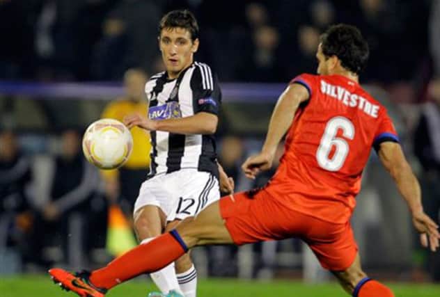 Stefan Scepovic in action for Partizan. Picture: Getty