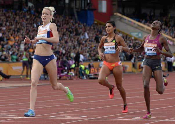Lynsey Sharp produced the outstanding British performance in Birmingham. Pcture: Getty