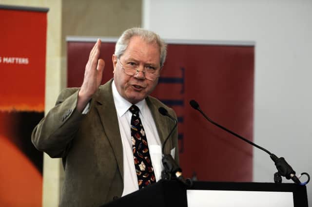 Jim Sillars criticised Alistair Darling on the economy. Picture: Julie Bull