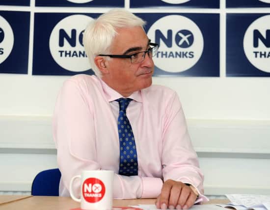 Alistair Darling failed to poll highly on pensions. Picture: Lisa Ferguson