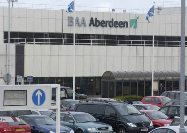 George Eady, duty manager for Aberdeen International Airport, said that a young girl was violently sick on a flight from Heathrow. Picture: TSPL