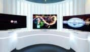LG yesterday unveiled its new giant 4K hi-def televisions