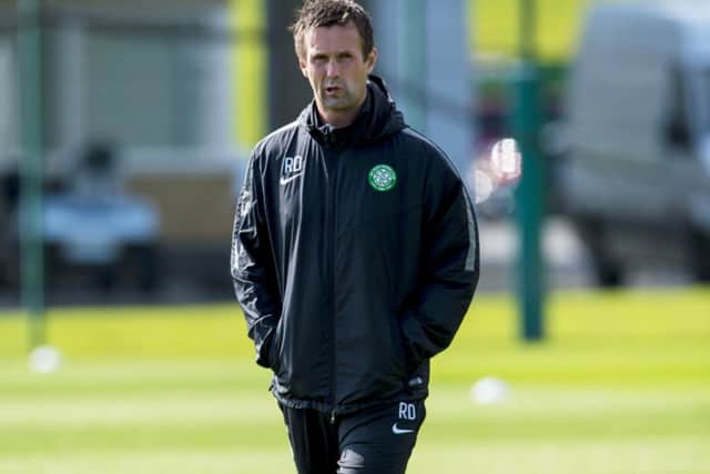 Deila must find the balance between defending advantage and pressing for win. Picture: SNS