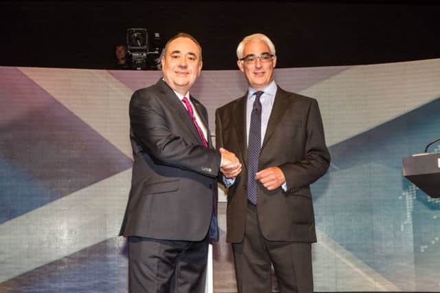 Alex Salmond will take on Alistair Daling in tonight's televised debate