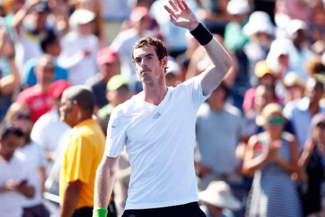 Murray overcame problems with cramp to defeat Robin Haase. Picture: Getty