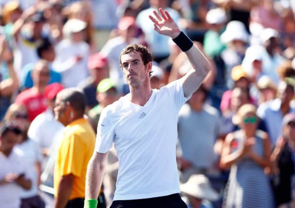 Murray overcame problems with cramp to defeat Robin Haase. Picture: Getty