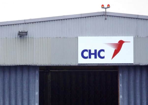 CHC, the firm whose Super Puma helicopter crashed in the North Sea last year off Shetland. Picture: PA