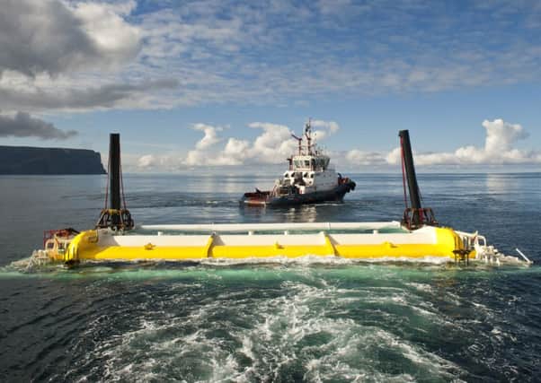 A £50m investment has recently been secured for tidal wave development in the Pentalnd Firth. Picture: Contributed