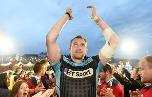 Glasgow captain Alastair Kellock. Sky will broadcast 33 matches from this season's Pro12. Picture: SNS