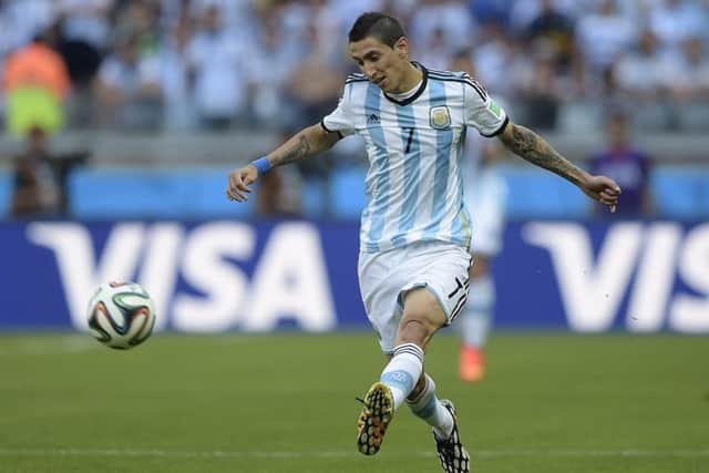 Argentina midfielder Angel Di Maria becomes Man Utd's record signing. Picture: Getty