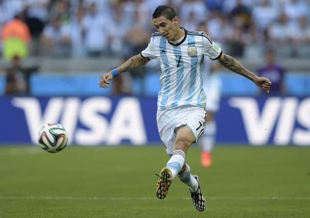Argentina midfielder Angel Di Maria becomes Man Utd's record signing. Picture: Getty