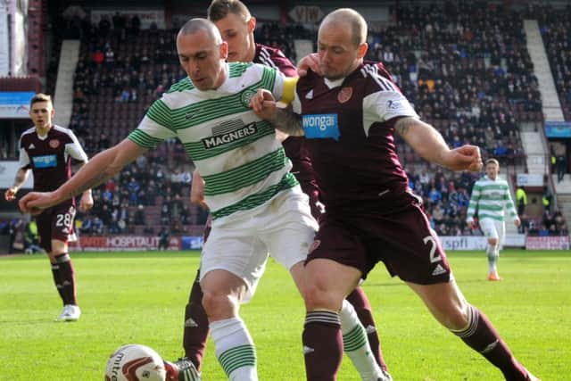 Hearts face a tough trip to Parkhead to face Celtic. Picture: TSPL