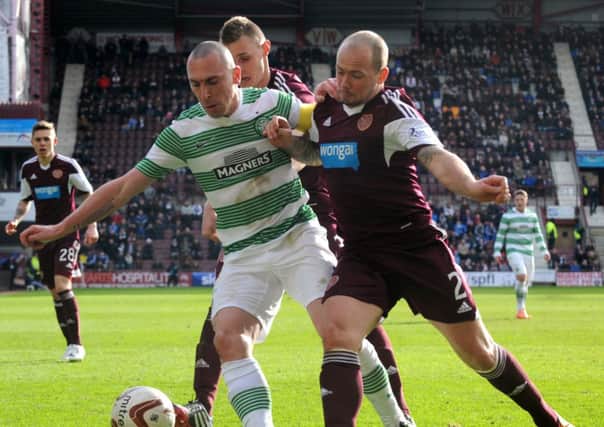 Hearts face a tough trip to Parkhead to face Celtic. Picture: TSPL