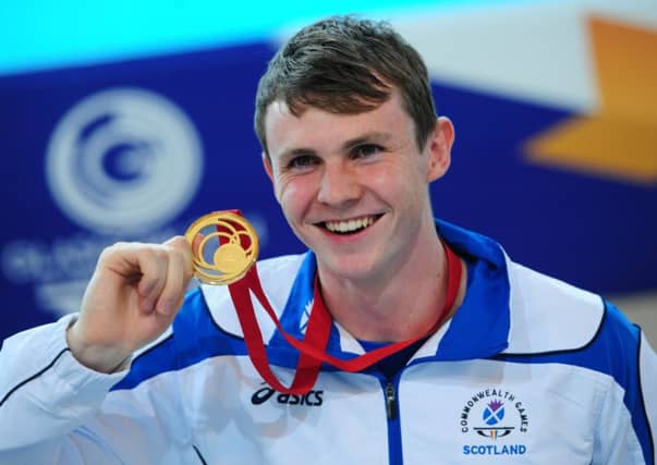 Ross Murdoch was contacted by the five-year-old fan who wrote to him to congratulate him on his performance in the Commonwealth Games. Picture: Ian Rutherford