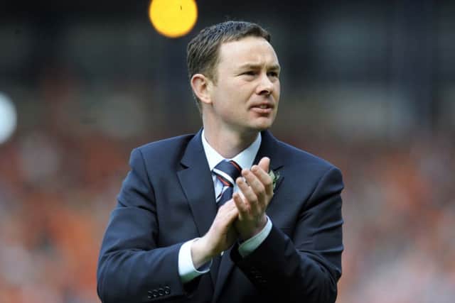 Derek Adams ends his second spell as County manager. Picture: Greg Macvean