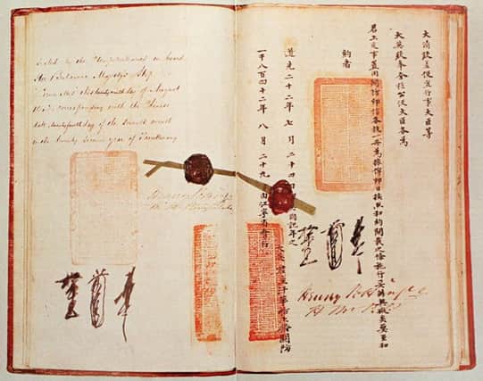 On this day in 1842 the Treaty of Nanking was signed, ending the Opium War between China and UK, which gained Hong Kong. Picture: Getty