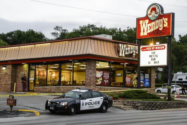 The shootout took place at a restaurant. Picture: AP