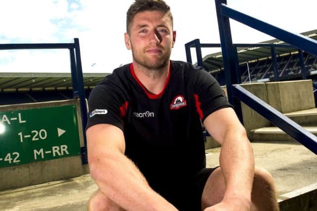 Edinburgh full-back Jack Cuthbert is back from injury and looking forward to the new season. Picture: SNS