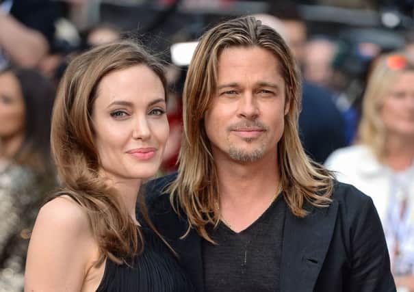 Angelina Jolie and Brad Pitt tied the knot in France. Picture: PA