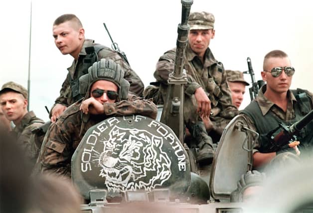 The alleged staging area near Rostov-on-Don is on the Russian side of the border. Picture: Getty