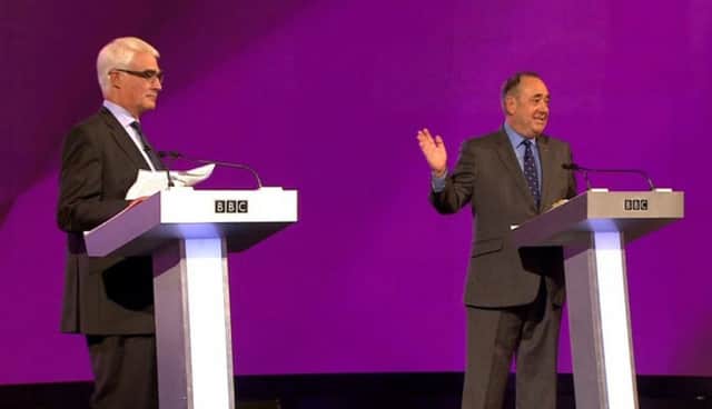 Alex Salmond and  Alistair Darling go head-to-head in last week's debate