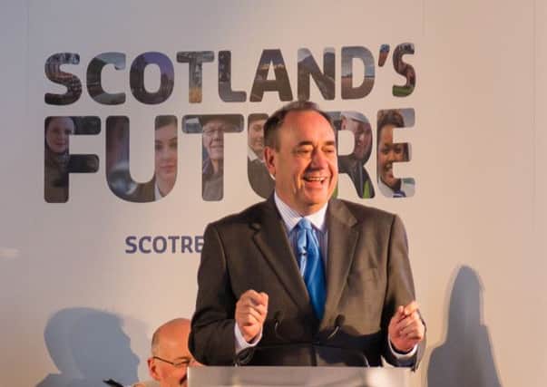 Salmond stated that he had been elected on a pledge to hold an independence vote and would remain in office until the next Holyrood election in 2016. Picture: TSPL