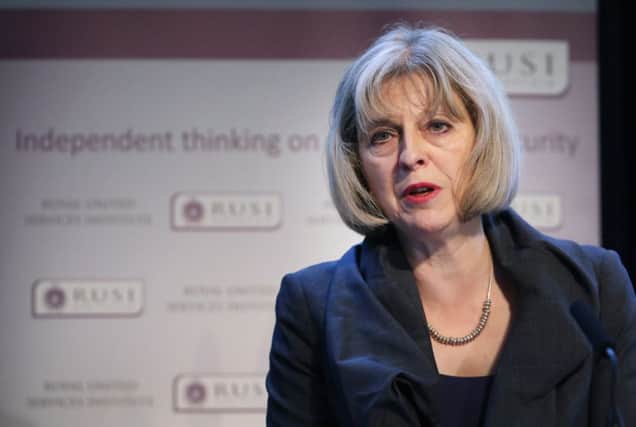 Home Secretary Theresa May made the announcement. Picture: Getty