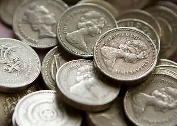 One pound coins. Picture: PA