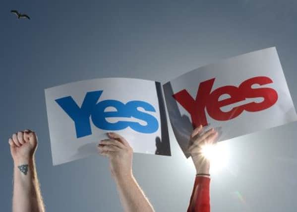 Anecdotal evidence suggests Yes voters are more expressive about their political leanings. Picture: Neil Hanna