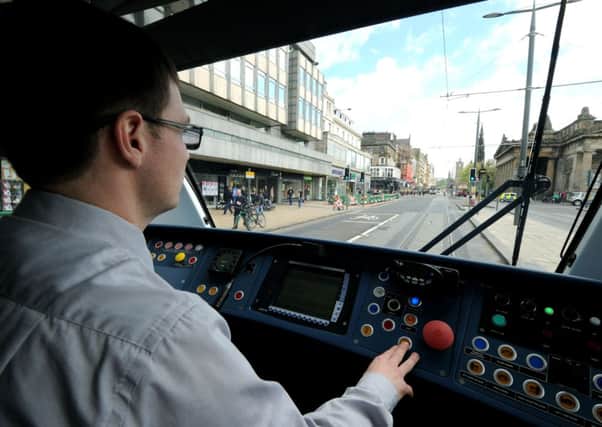 Edinburgh tram drivers have identified three safety concerns. Picture: TSPL