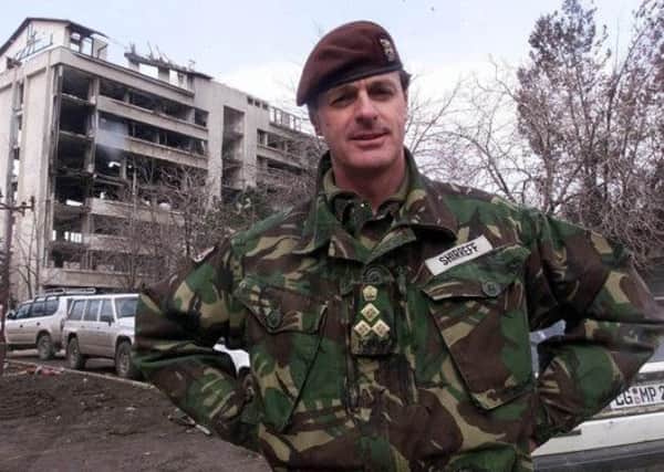 Brigadier Richard Shirreff, commanding officer of the 7th Armoured Brigade, pictured in Kosovo in 2000. Picture: Phil Noble
