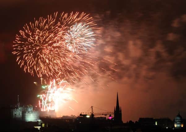 The Fireworks Concert from Edinburgh Castle is set to mark the end of the Edinburgh Festival 2014. Picture: TSPL