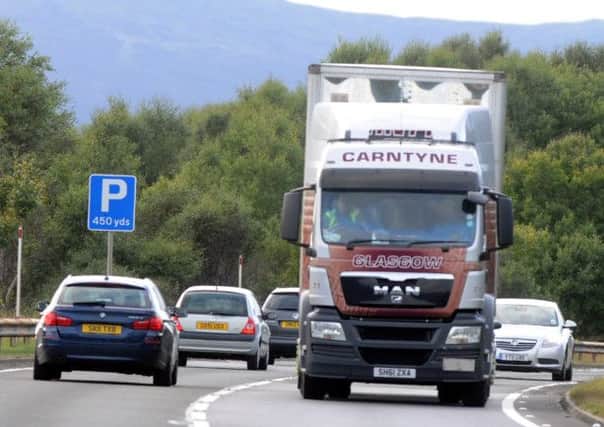 Lorries on A9 to be part of trial. Picture: Dan Phillips