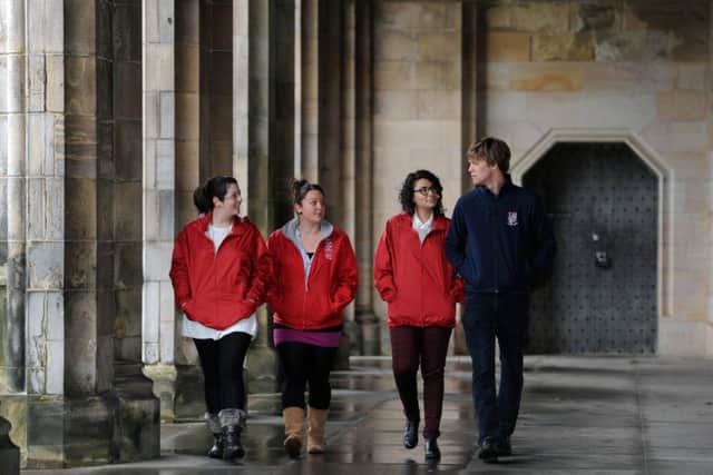 Students at the University of St Andrews. Picture: Ian Rutherford
