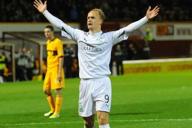 Griffiths starred at Easter Road for two seasons. Picture: Robert Perry